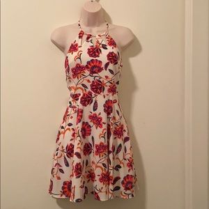 Express mini floral dress